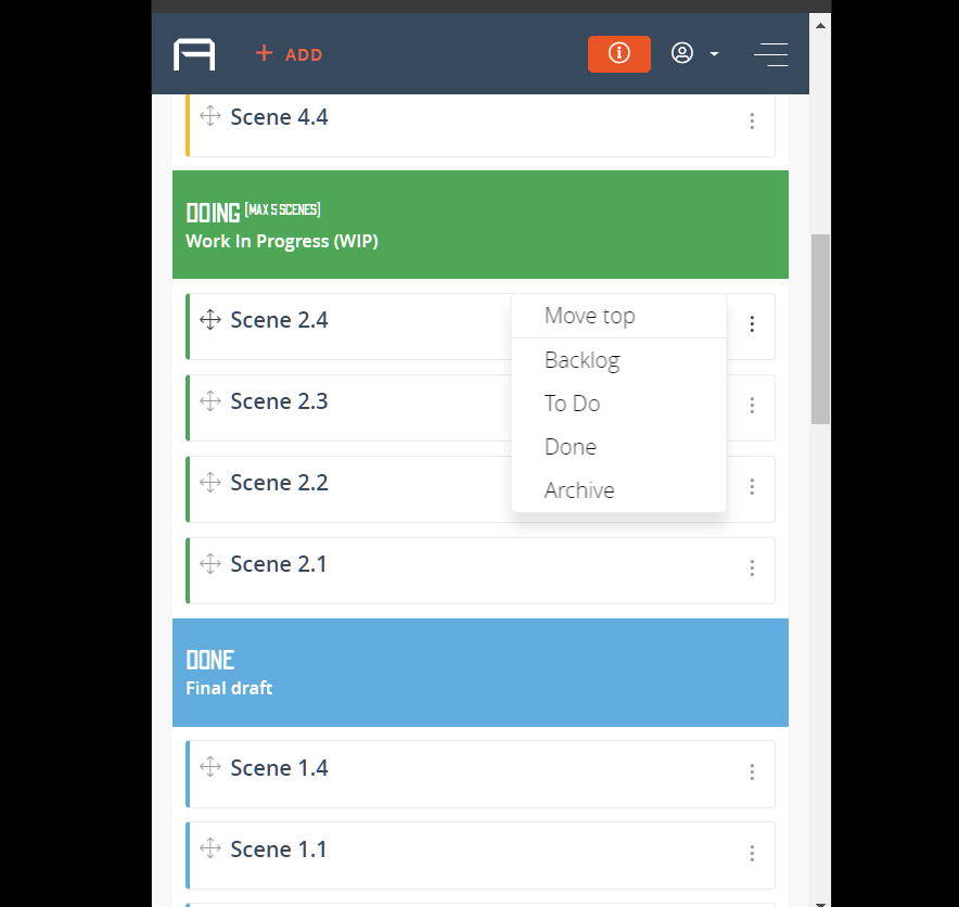 Your Asengana Platform Monthly Release Update - May-June 2020 3 Important monthly updates - Kanban Board for mobile - May-June 2020 3